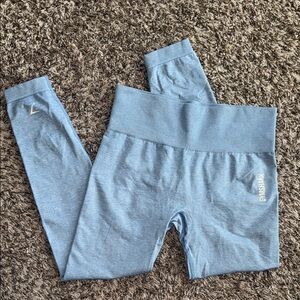 Gymshark Blue Leggings Comfortable Athletic Wear